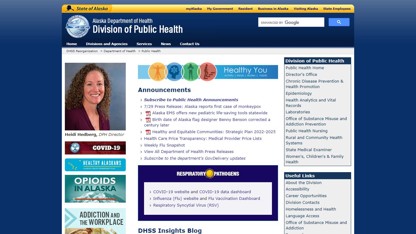 Division of Public Health - Alaska